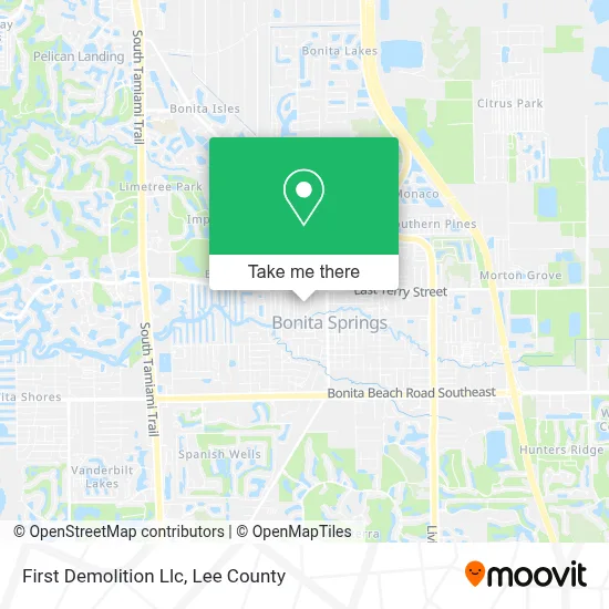 First Demolition Llc map