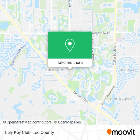 Lely Key Club map