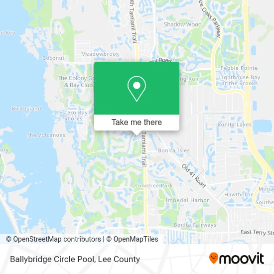 Ballybridge Circle Pool map