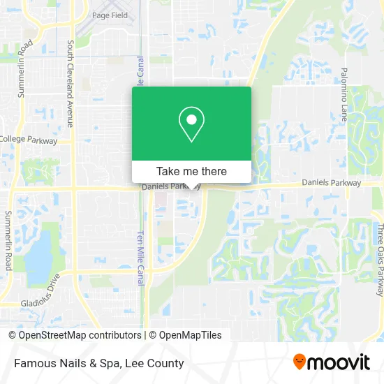 Famous Nails & Spa map