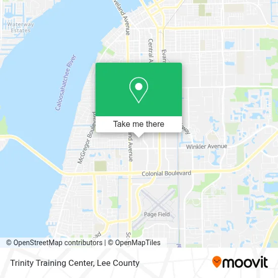 Trinity Training Center map
