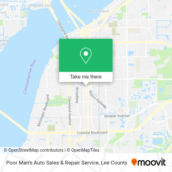 Poor Man's Auto Sales & Repair Service map