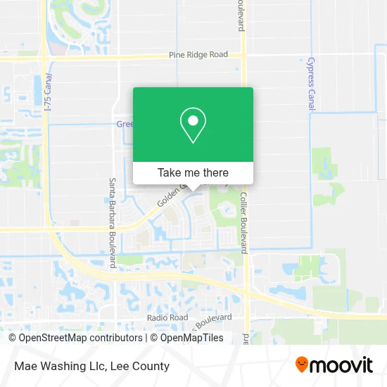 Mae Washing Llc map