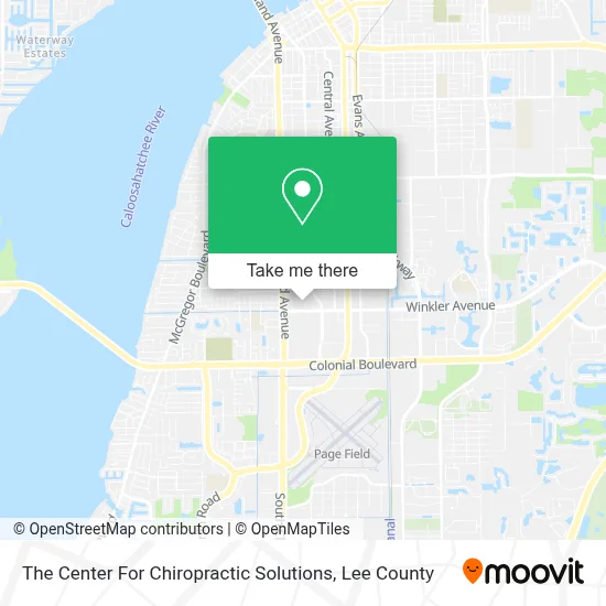 The Center For Chiropractic Solutions map