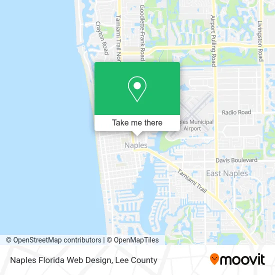 Naples Florida Web Design map