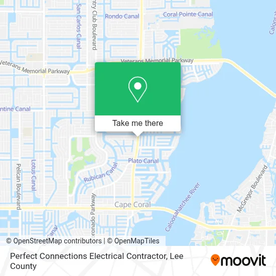 Perfect Connections Electrical Contractor map