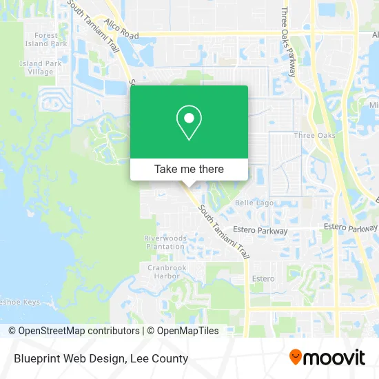 Blueprint Web Design map