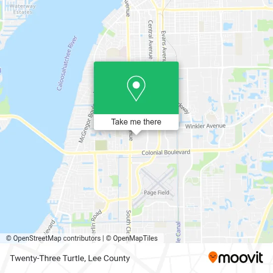 Twenty-Three Turtle map