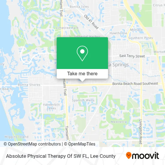 Absolute Physical Therapy Of SW FL map