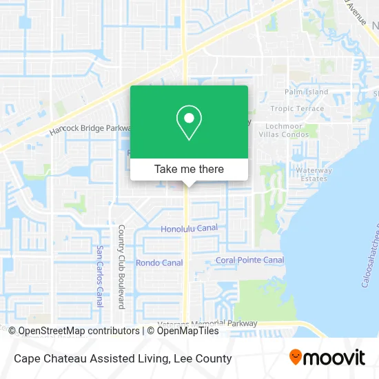 Cape Chateau Assisted Living map