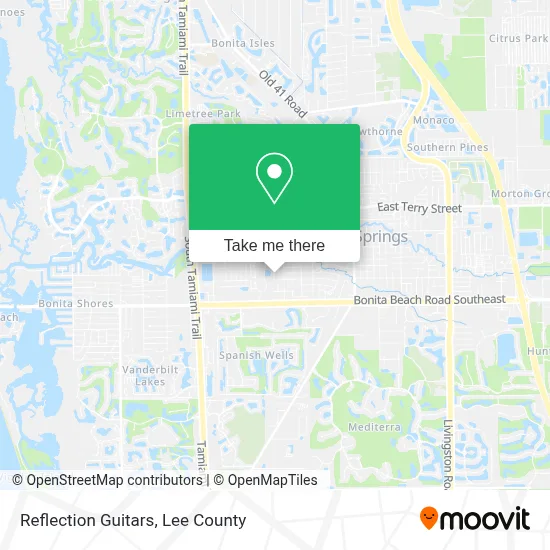 Reflection Guitars map