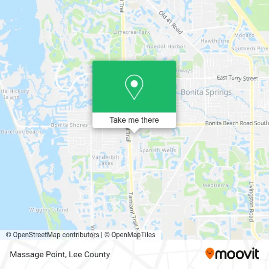 Massage Point map