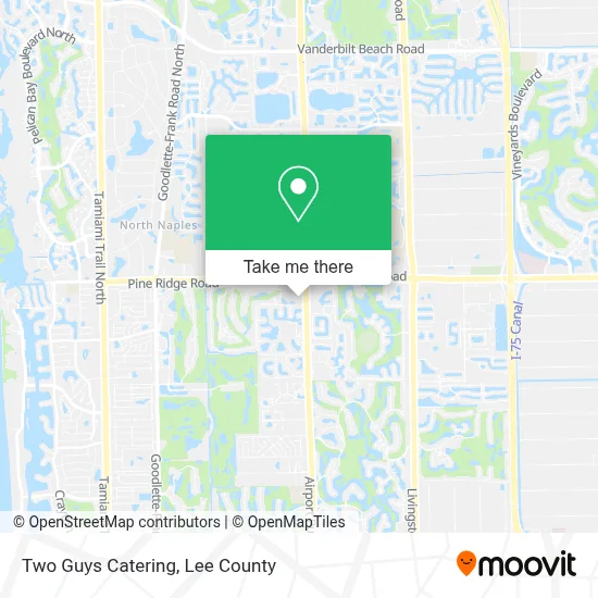 Two Guys Catering map