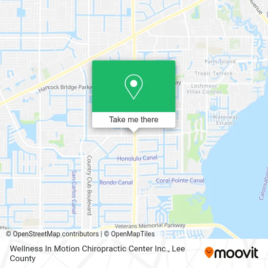 Wellness In Motion Chiropractic Center Inc. map