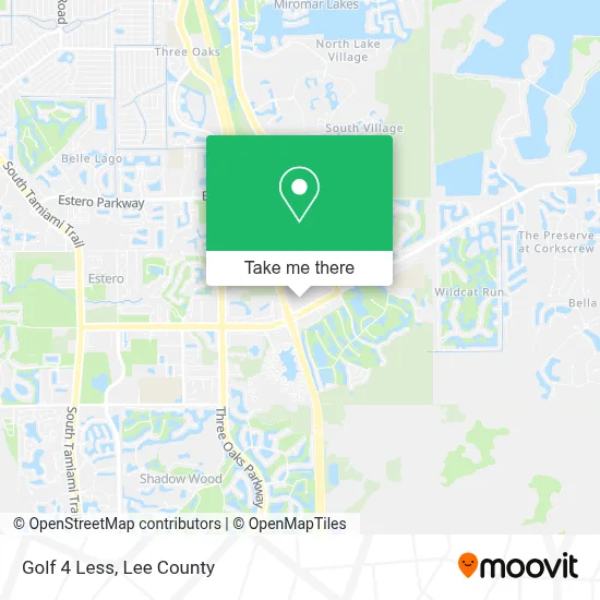 Golf 4 Less map