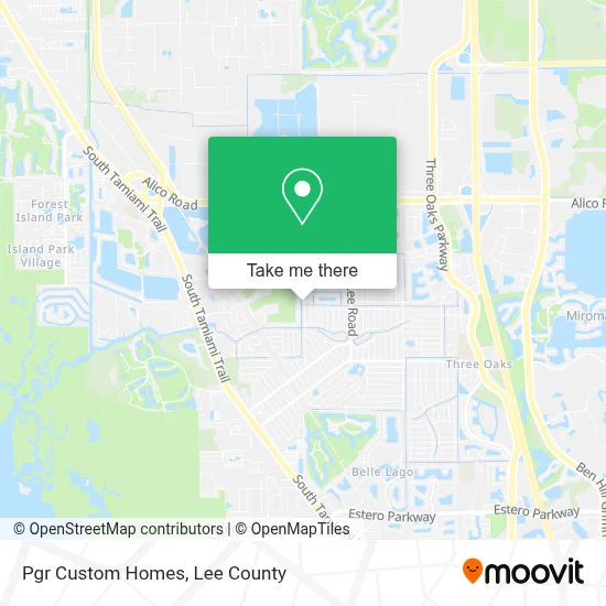 Pgr Custom Homes map