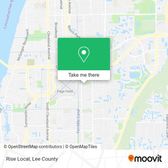 Rise Local map