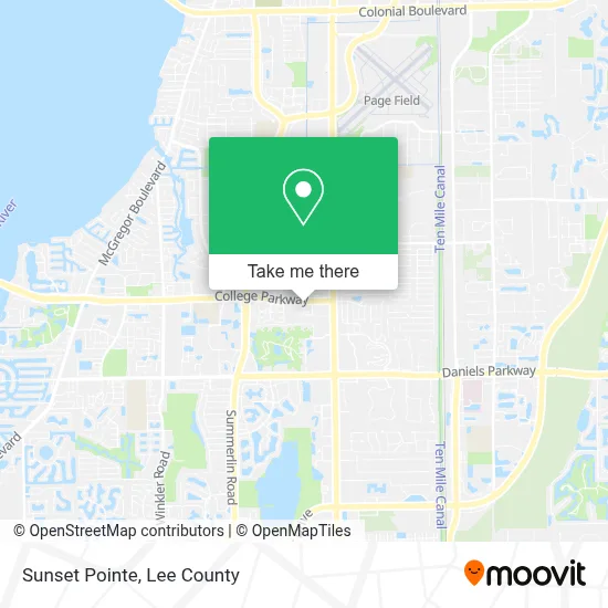 Sunset Pointe map