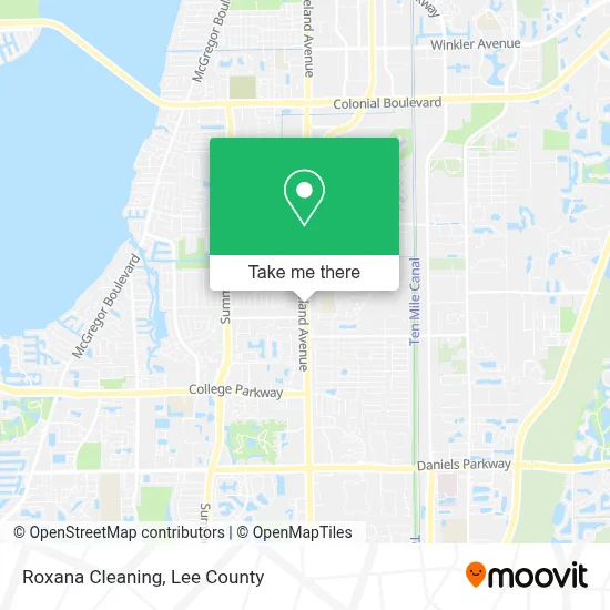 Roxana Cleaning map