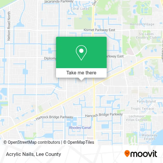 Acrylic Nails map