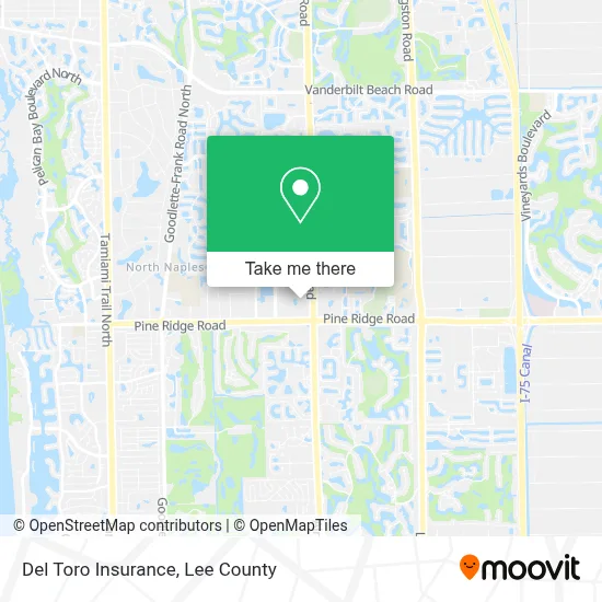Del Toro Insurance map
