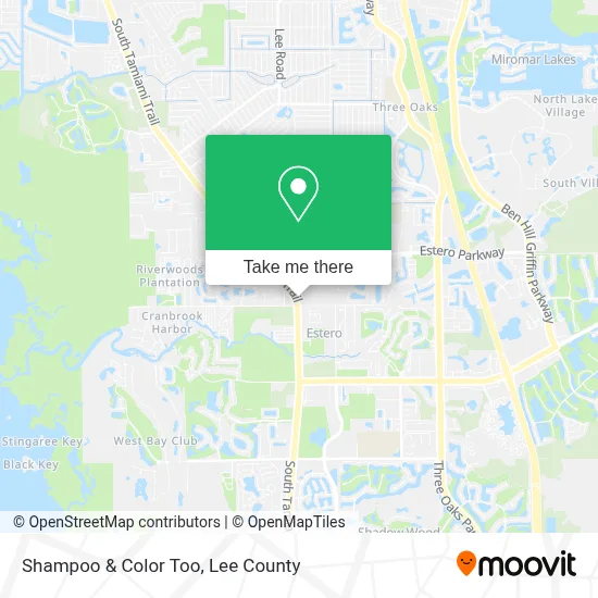 Shampoo & Color Too map
