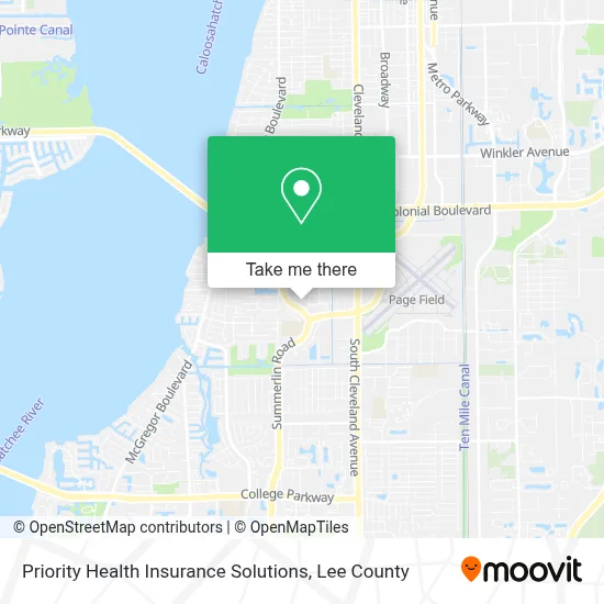 Priority Health Insurance Solutions map