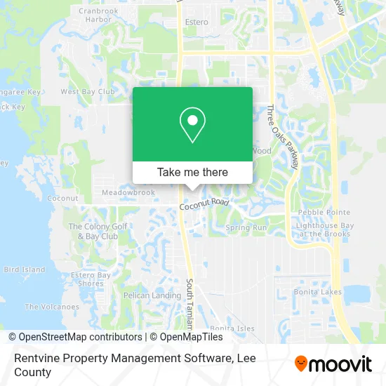 Rentvine Property Management Software map