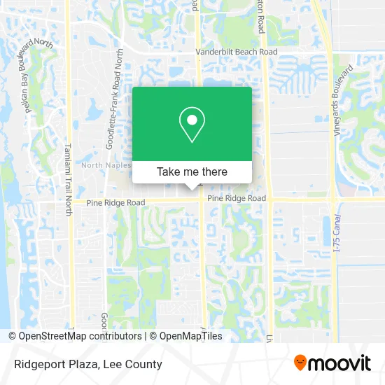 Ridgeport Plaza map