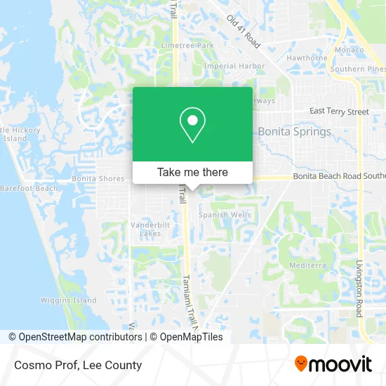 Cosmo Prof map