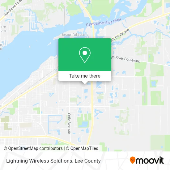 Lightning Wireless Solutions map