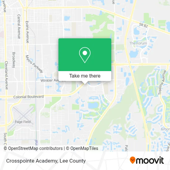 Crosspointe Academy map