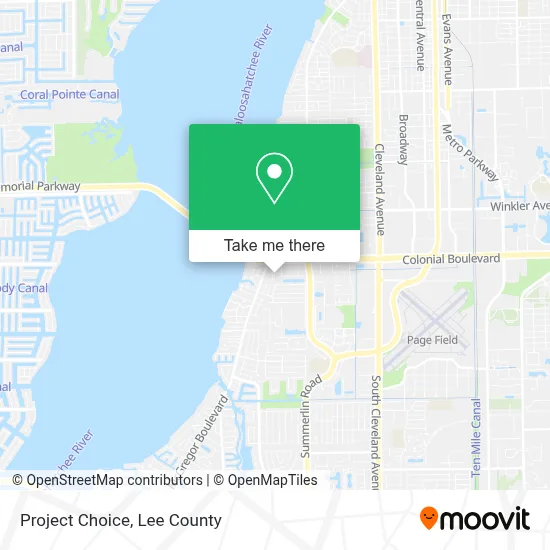 Project Choice map