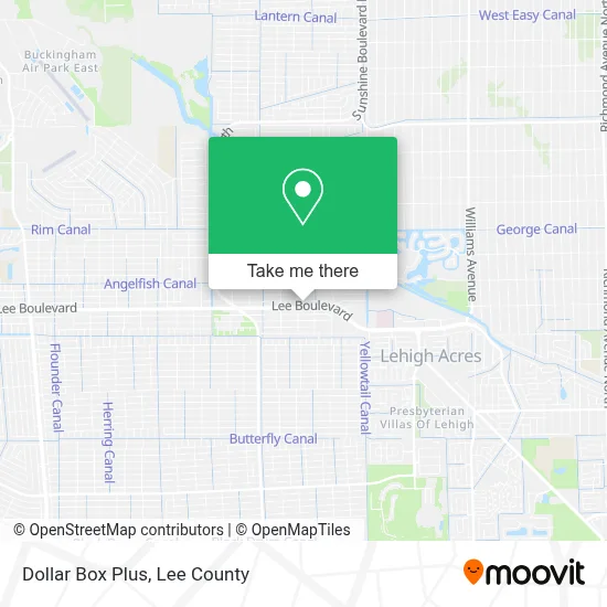 Dollar Box Plus map