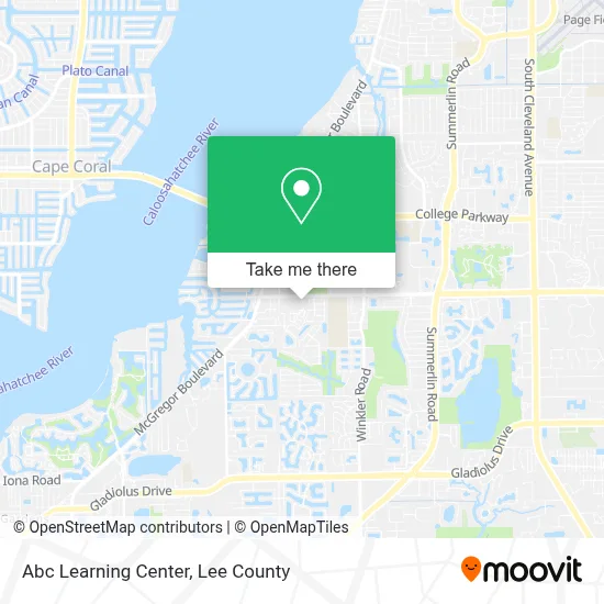 Abc Learning Center map
