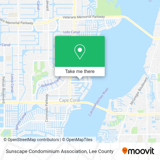 Sunscape Condominium Association map