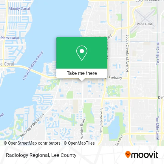 Radiology Regional map