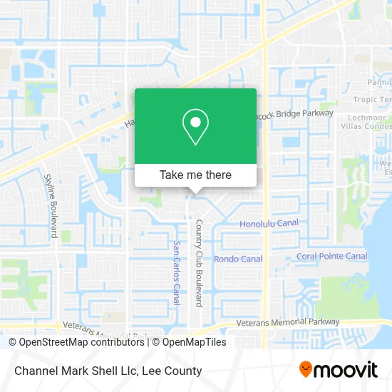 Channel Mark Shell Llc map