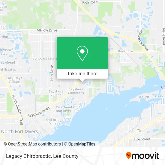 Legacy Chiropractic map