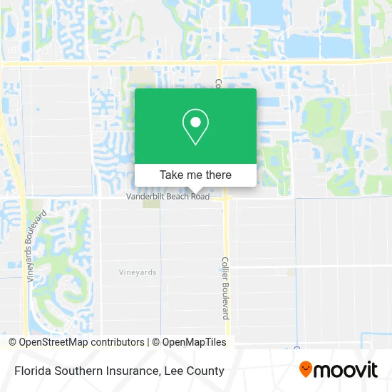 Florida Southern Insurance map