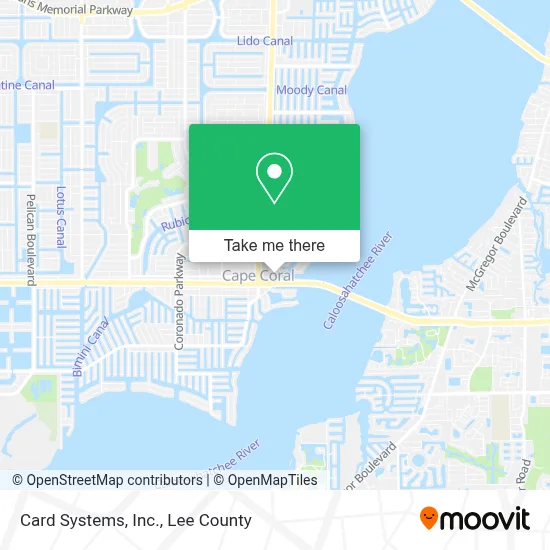 Card Systems, Inc. map