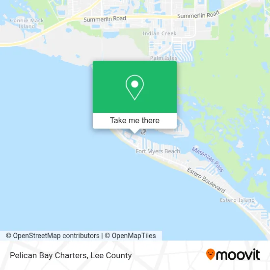 Pelican Bay Charters map