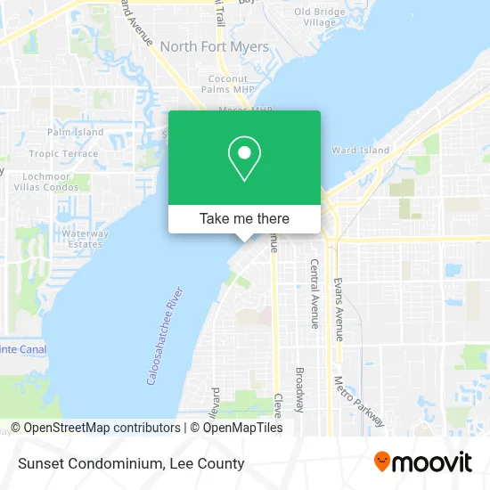 Sunset Condominium map