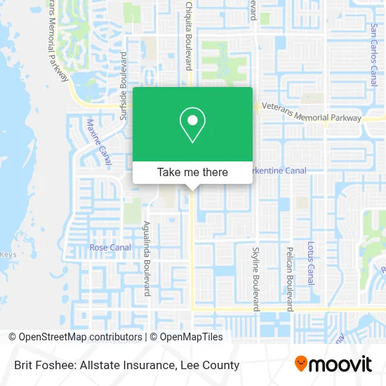 Brit Foshee: Allstate Insurance map