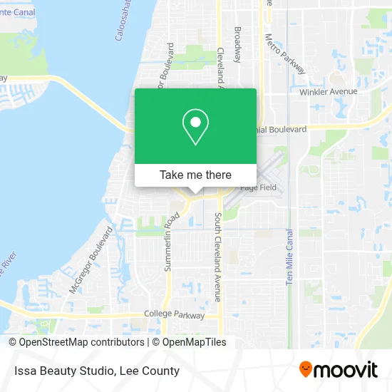 Issa Beauty Studio map
