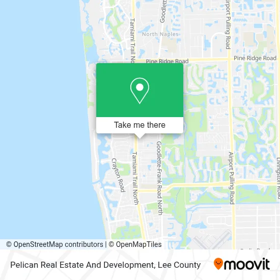 Pelican Real Estate And Development map