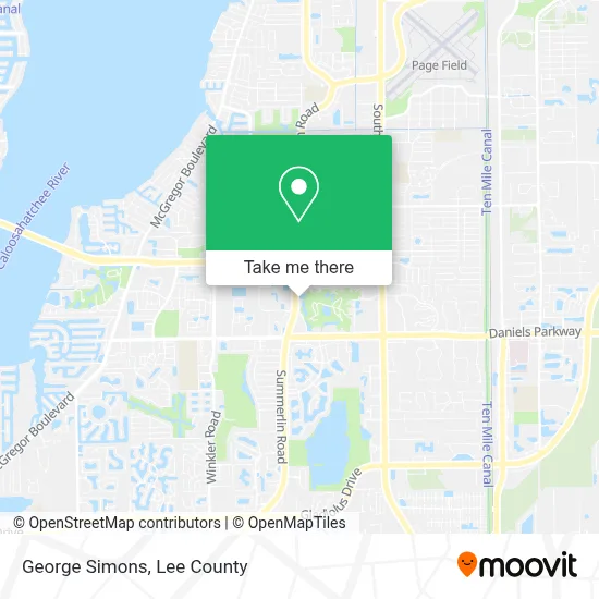 George Simons map