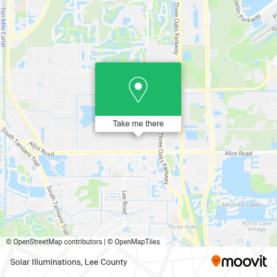 Solar Illuminations map