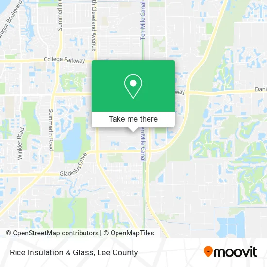 Rice Insulation & Glass map
