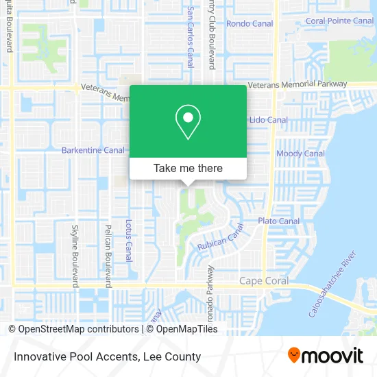 Innovative Pool Accents map